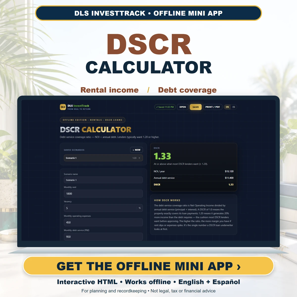DSCR Calculator